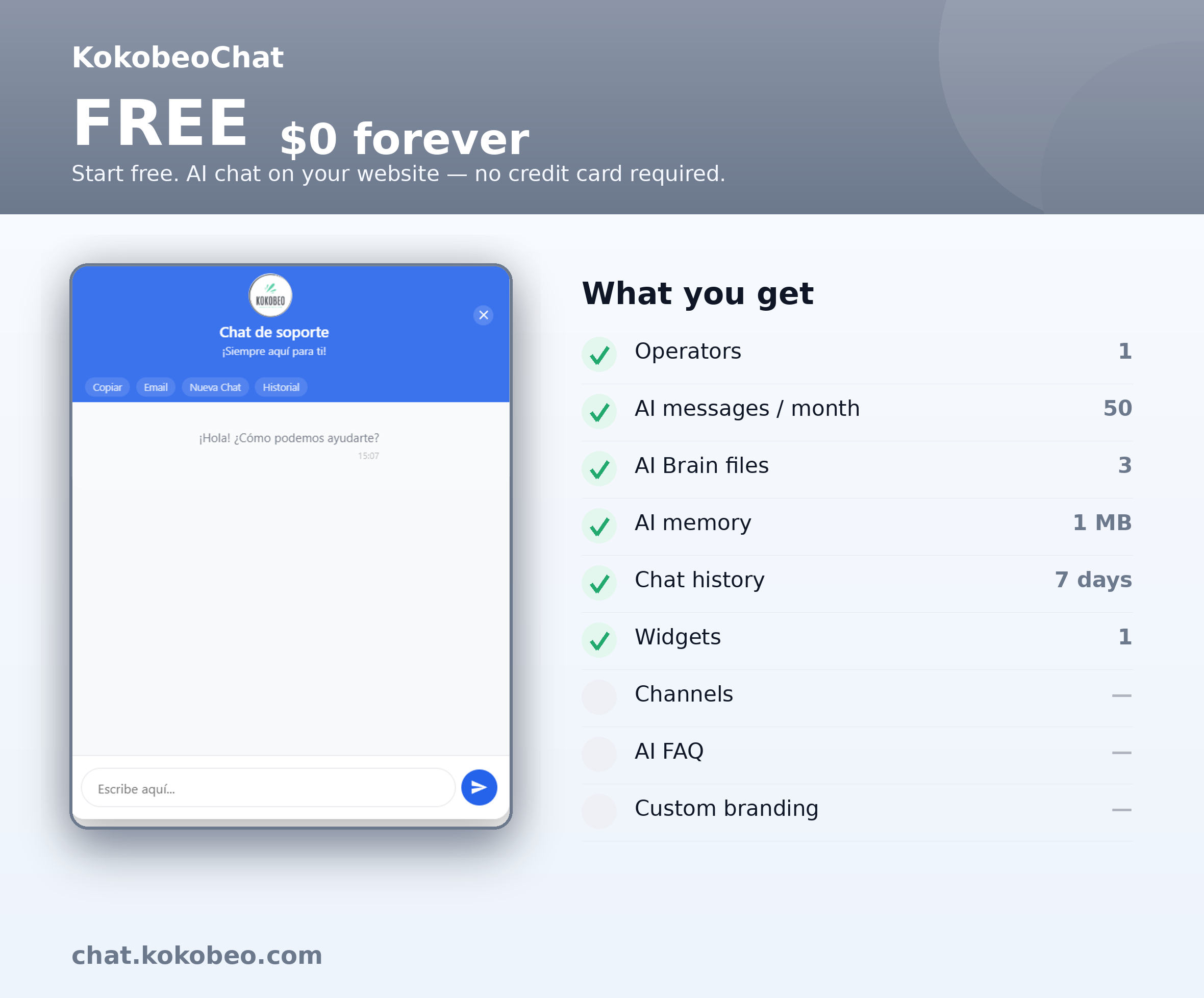 Free widget